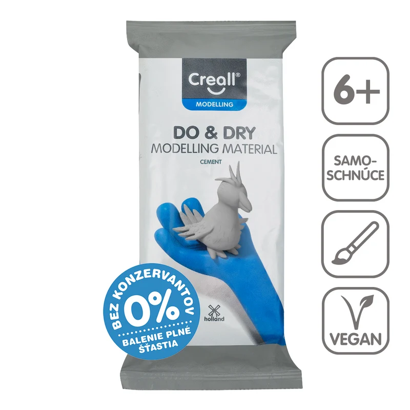 Pasta modellabile autoindurente Creall Do&Dry ipoallergenica 500 g