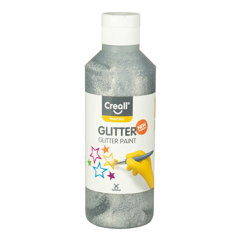 Glitzerfarbe Creall Glitter 250 ml - Silber