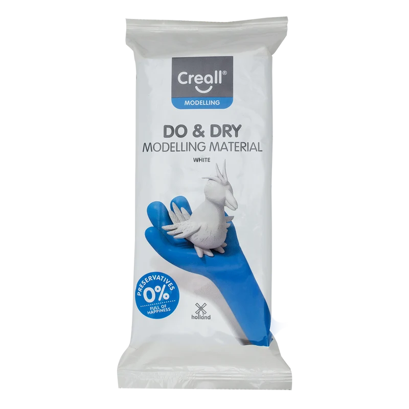 Αυτοσκληρυνόμενος πηλός μοντελισμού Creall Do&Dry υποαλλεργικός 500 g