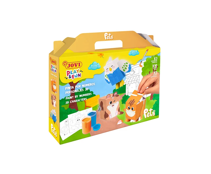 JOVI Play & Fun set za slikanje gvaš temperama 17 kom