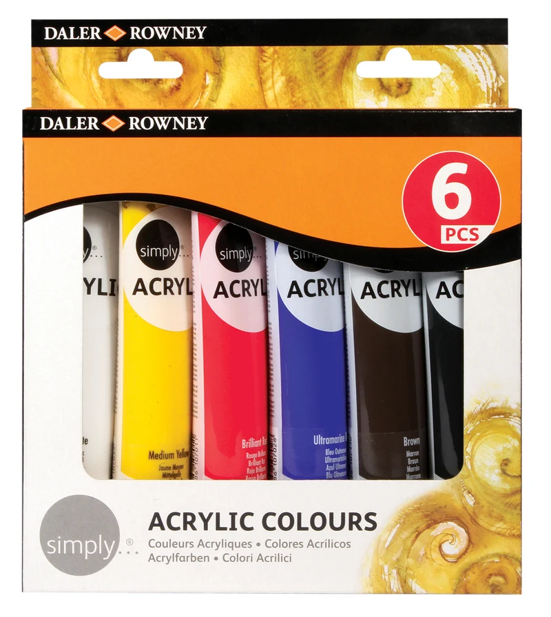 DALER ROWNEY Simply set akrilnih boja