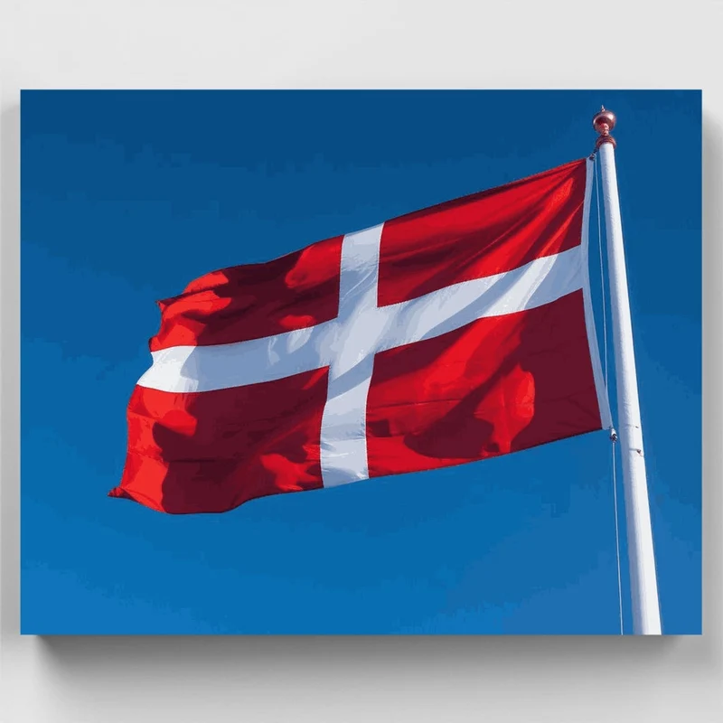 Danish Flag - Paint by Numbers Kit