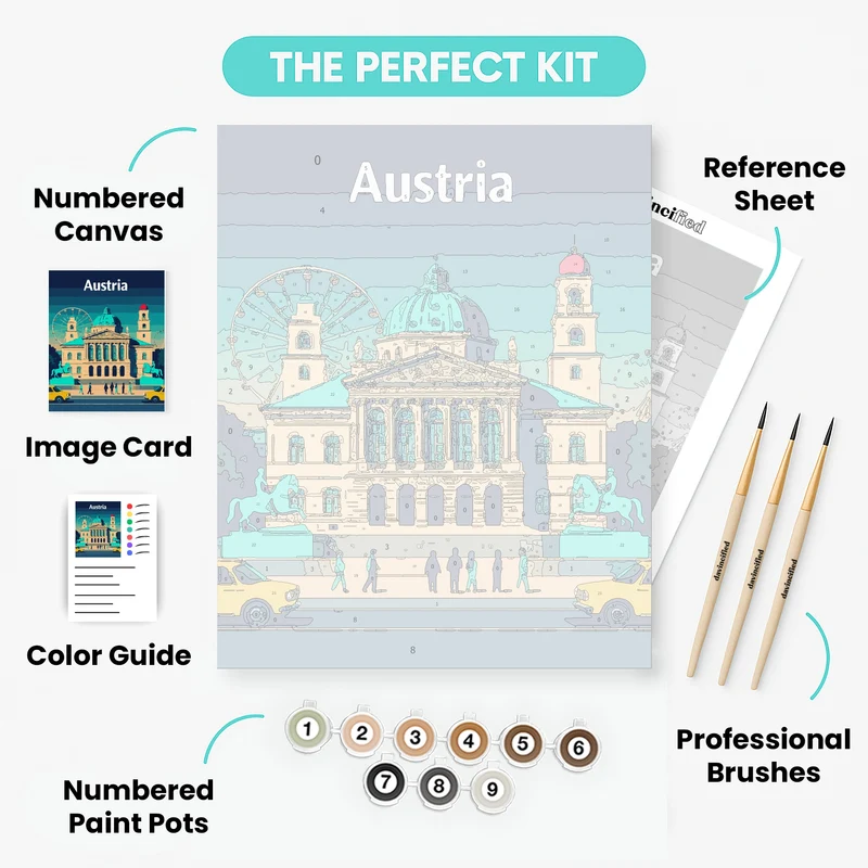 Austrian Imperial Palace - Paint by Numbers Kit
