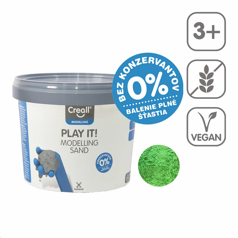 Пясък за моделиране Creall Play it! 750 g в кофичка