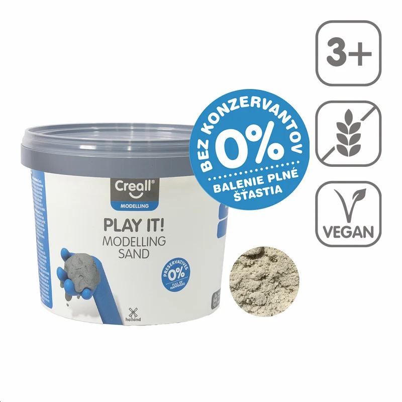 Пясък за моделиране Creall Play it! 750 g в кофичка