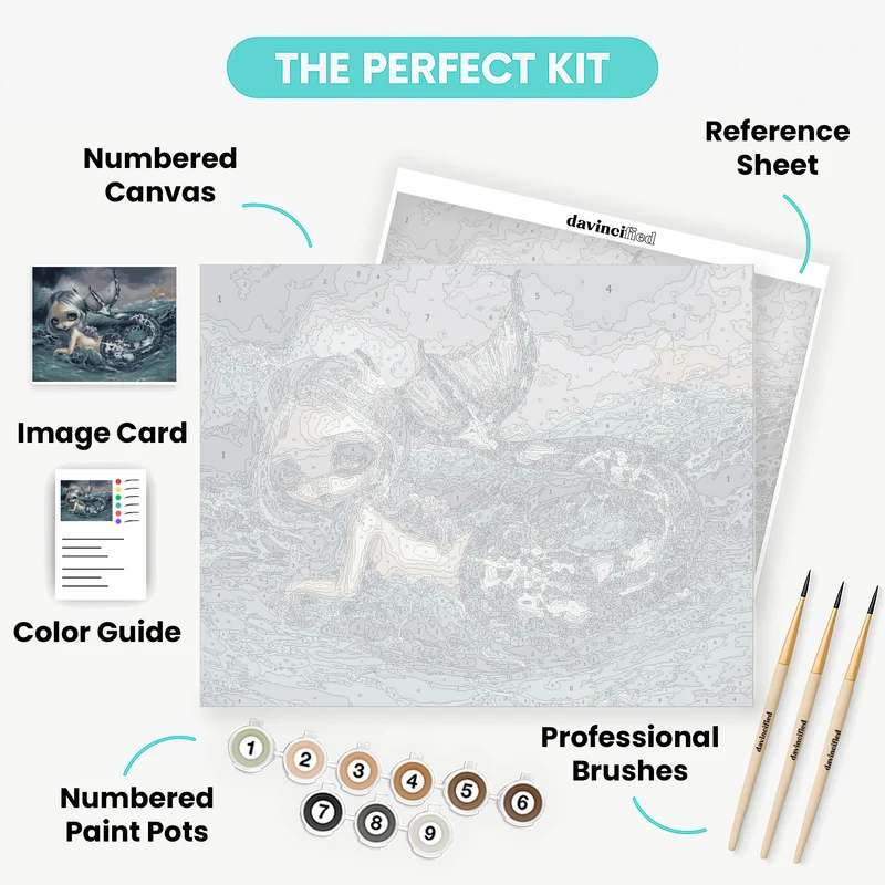 Porcelina - Paint by Numbers Kit