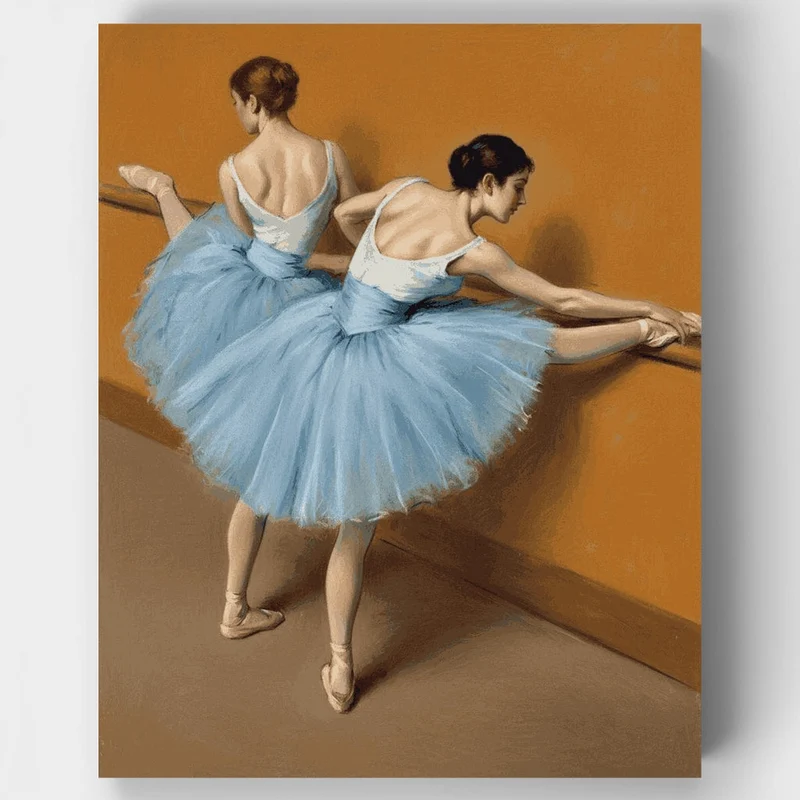 Dancers at the Barre - Paint by Numbers Kit