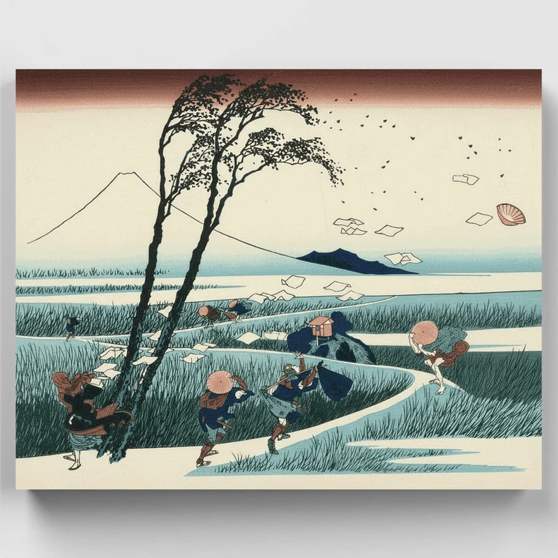 Ejiri in Suruga Province - Paint by Numbers Kit