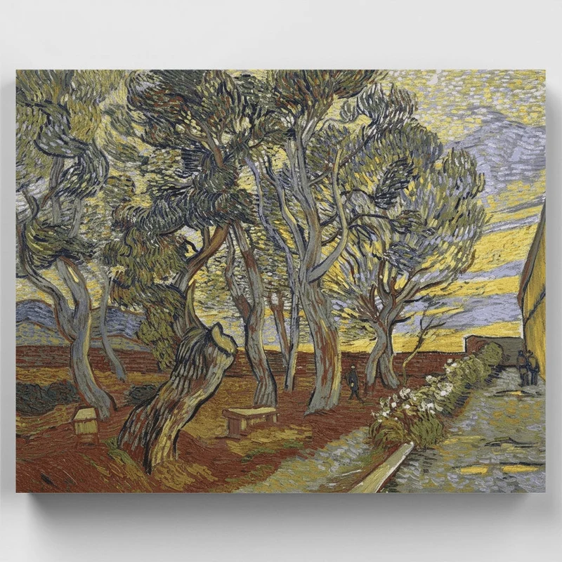 The Garden of Saint-Paul Hospital - Paint by Numbers Kit