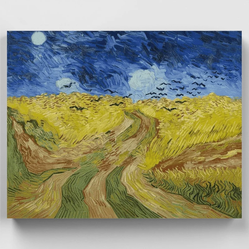 Wheatfield with Crows - Paint by Numbers Kit