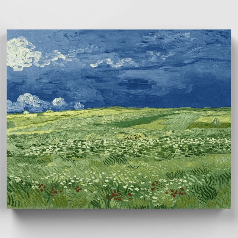 Wheat Field Under Thunderclouds - Paint by Numbers Kit