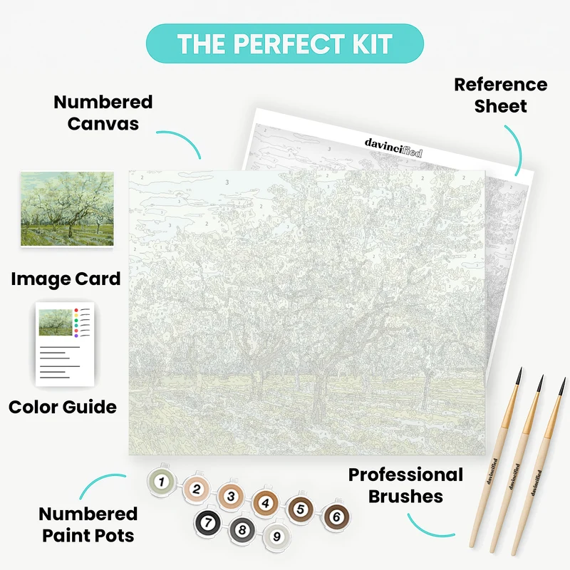 The White Orchard - Paint by Numbers Kit