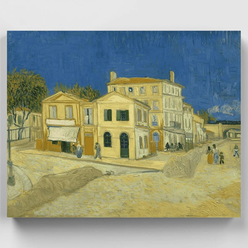 The Yellow House - Paint by Numbers Kit