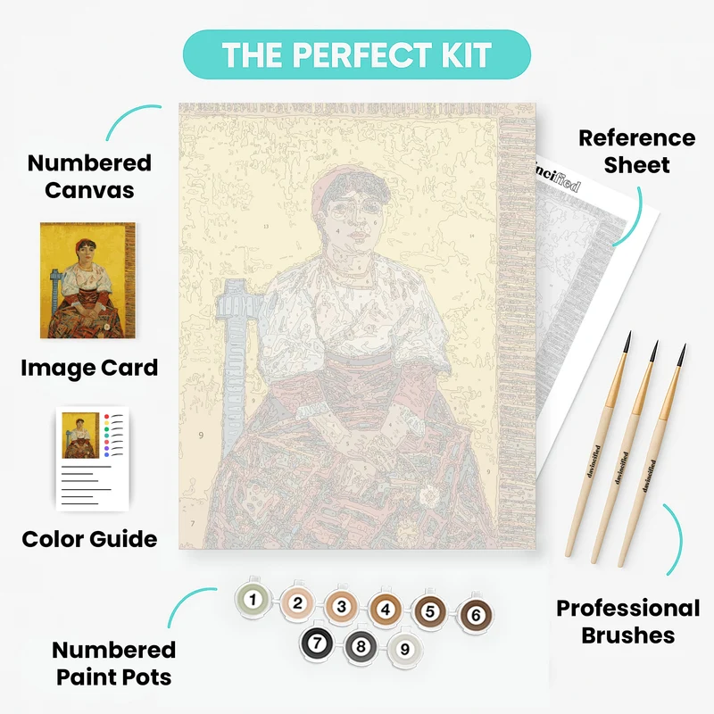 The Italian Woman - Paint by Numbers Kit