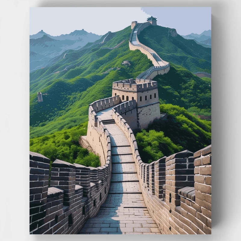 Great Wall of China - Paint by Numbers Kit