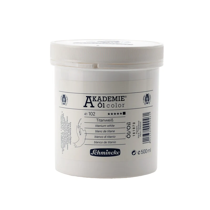 Маслена боя Schmincke AKADEMIE 500 ml Titanium white