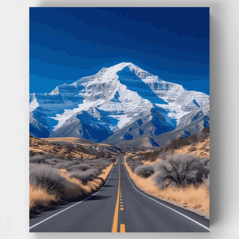Mountain Highway Adventure - Paint by Numbers Kit