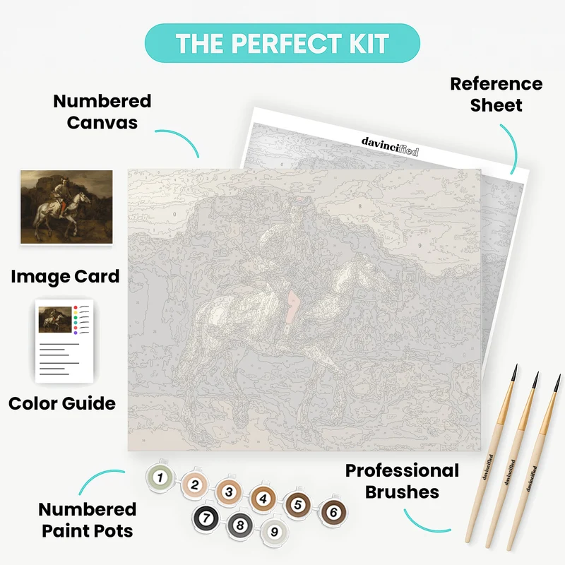 The Polish Rider - Paint by Numbers Kit