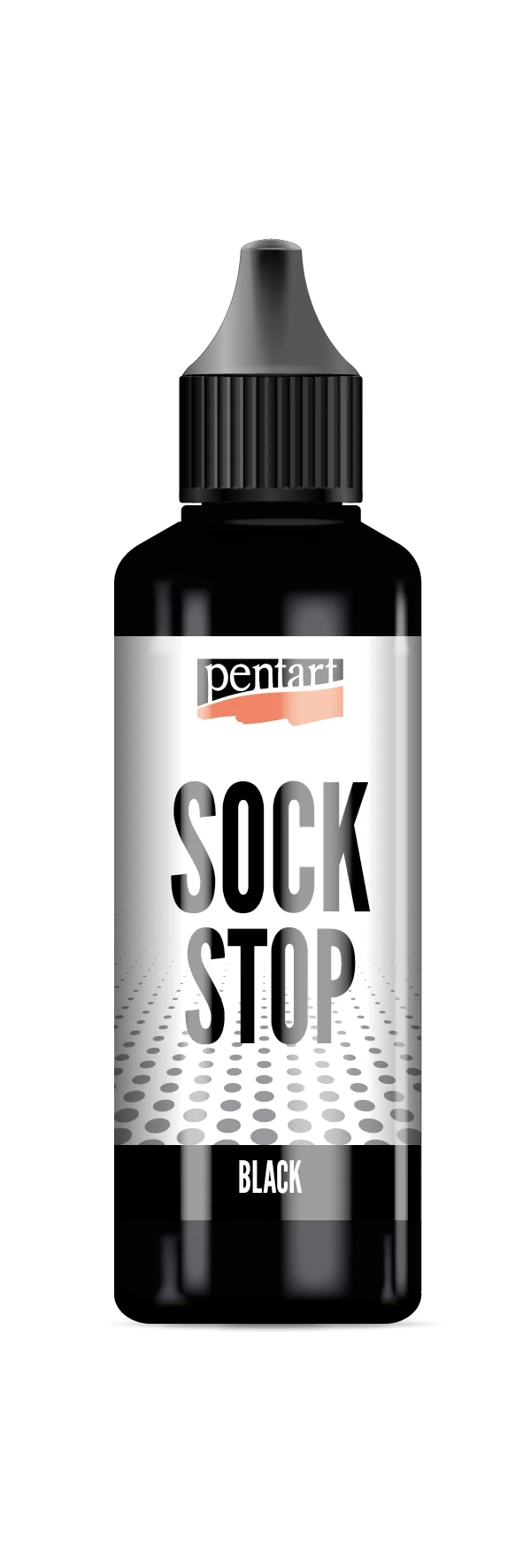 Pentart Sock stop tekutá protišmyková hmota čierna 80 ml