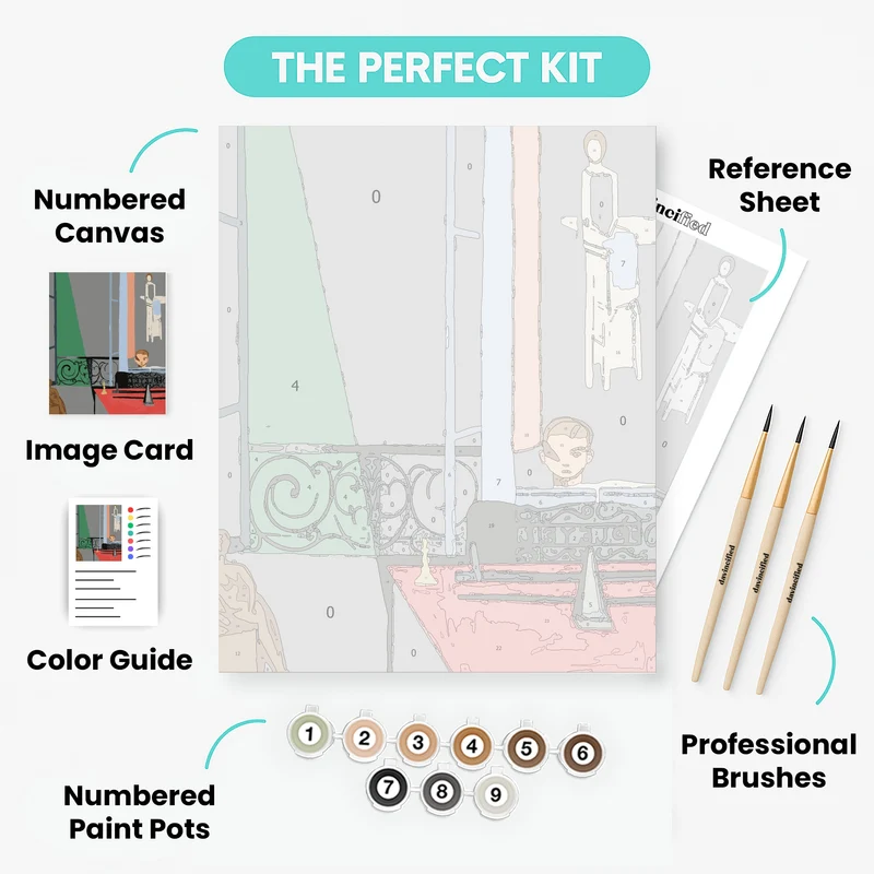 Piano Lesson - Paint by Numbers Kit