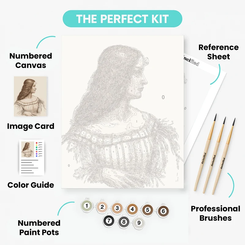 Isabella d'Este - Paint by Numbers Kit