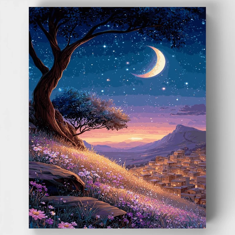 "Crescent Valley Dreams" Paint by Numbers Kit