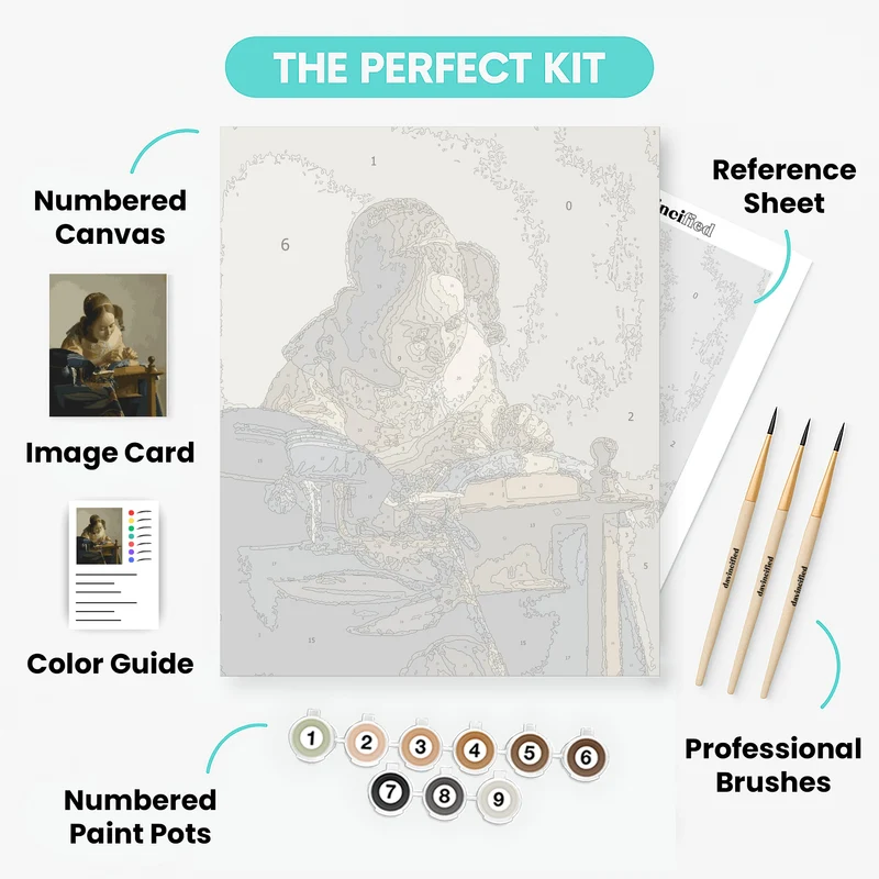 The Lacemaker - Paint by Numbers Kit
