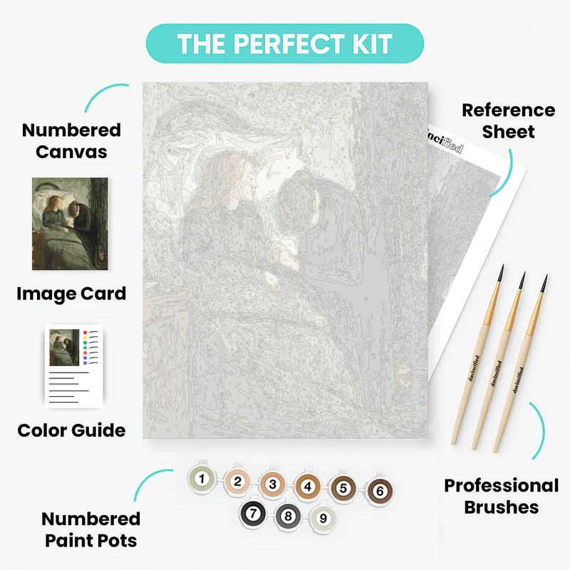 The Sick Child - Paint by Numbers Kit