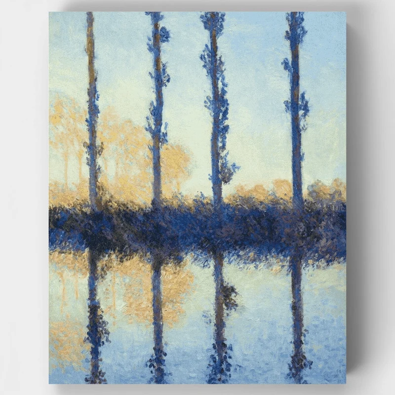 The Four Trees - Paint by Numbers Kit - Paint by Numbers Kit