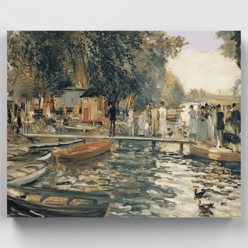 La Grenouillère - Paint by Numbers Kit