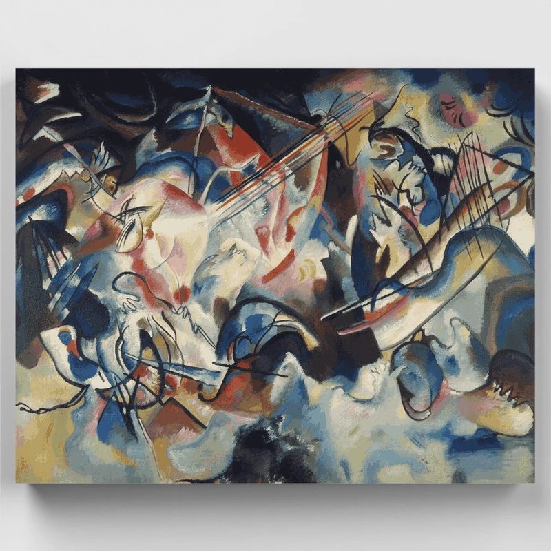 Composition VI - Paint by Numbers Kit