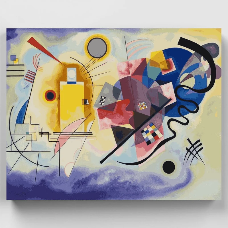 Yellow-Red-Blue - Paint by Numbers Kit