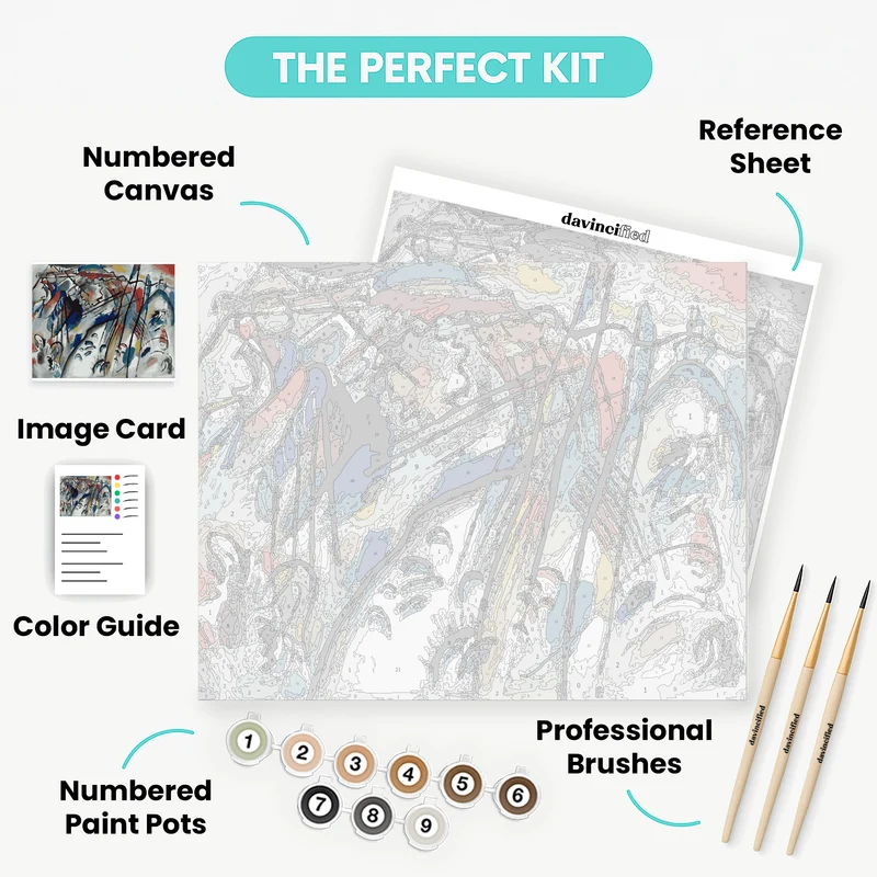Improvisation 28 - Paint by Numbers Kit