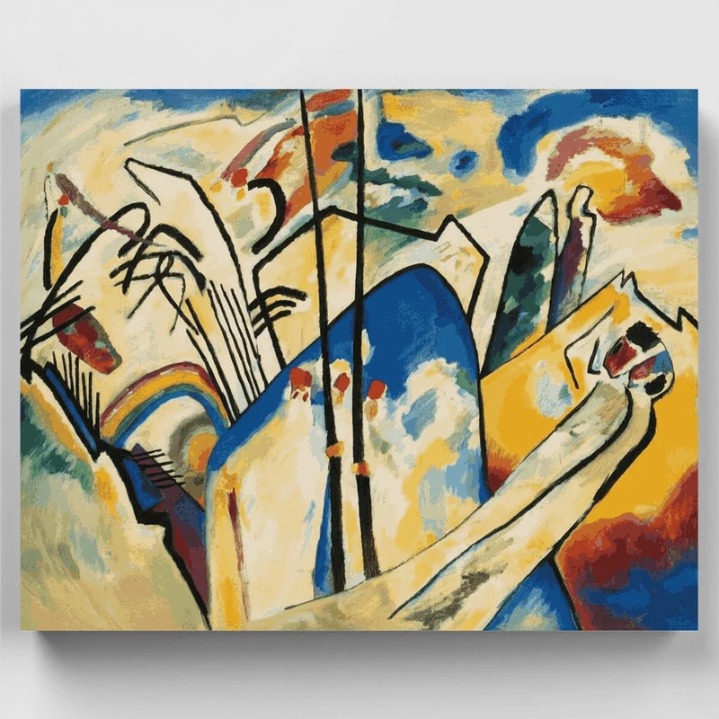 Composition IV - Paint by Numbers Kit