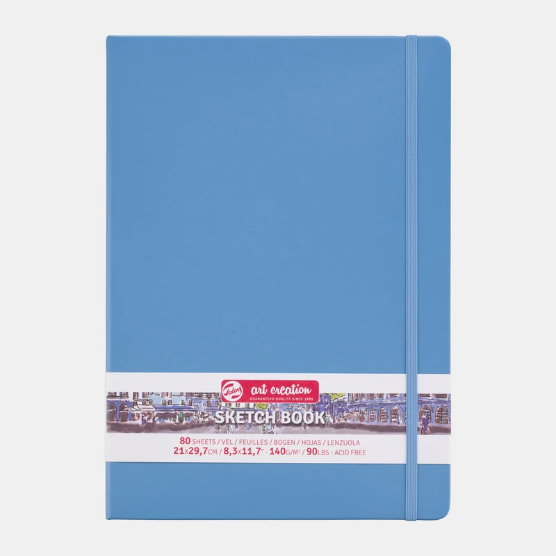 Skicovací blok Talens Art Creation Light Blue 21 x 30 cm, 140 g, 80 listov