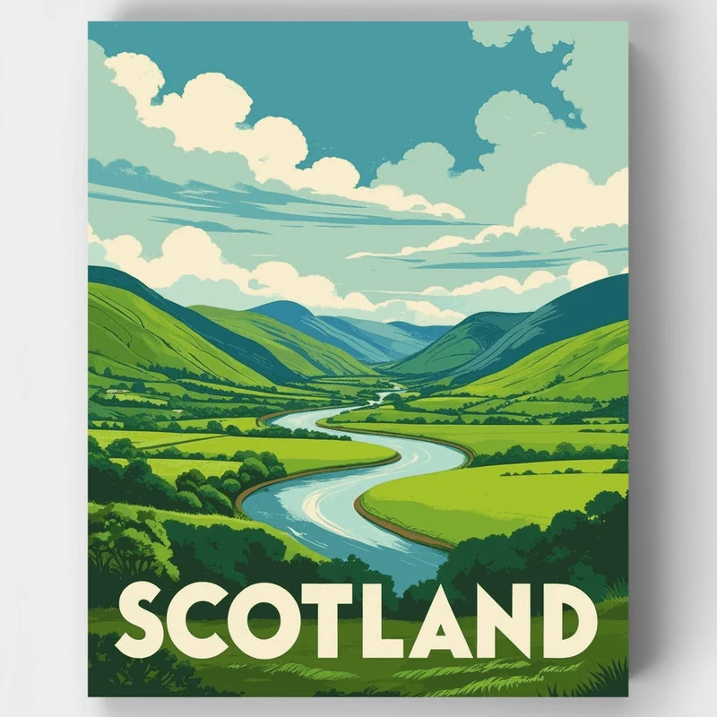 Scotland - Paint by Numbers Kit