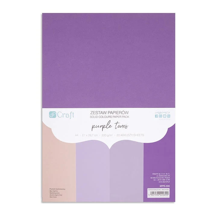 Papiri u boji DP Craft - komplet 20 kom