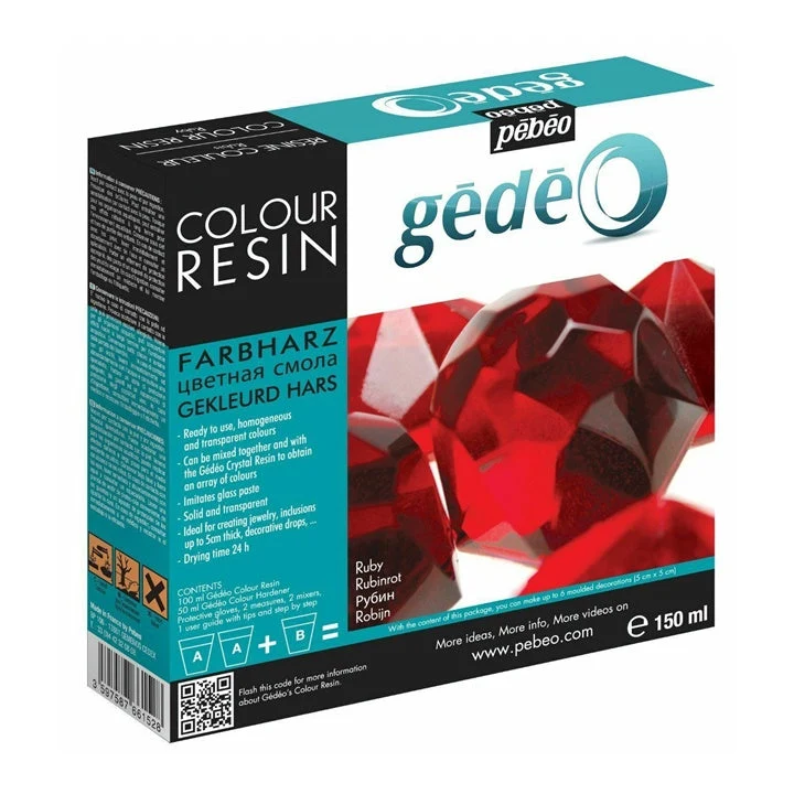Obojena kristalna smola Pebeo Gedeo 150 ml