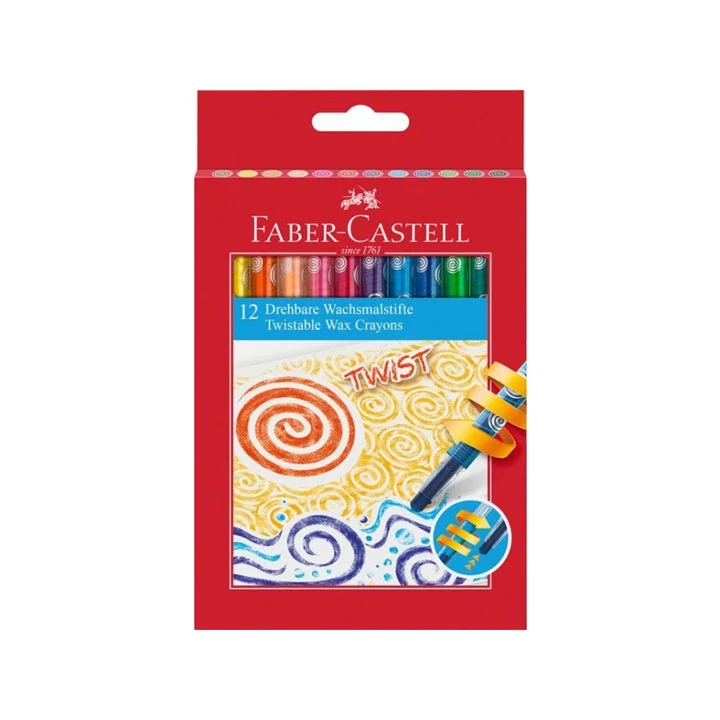 Faber Castell izvlačne voštane boje Twist