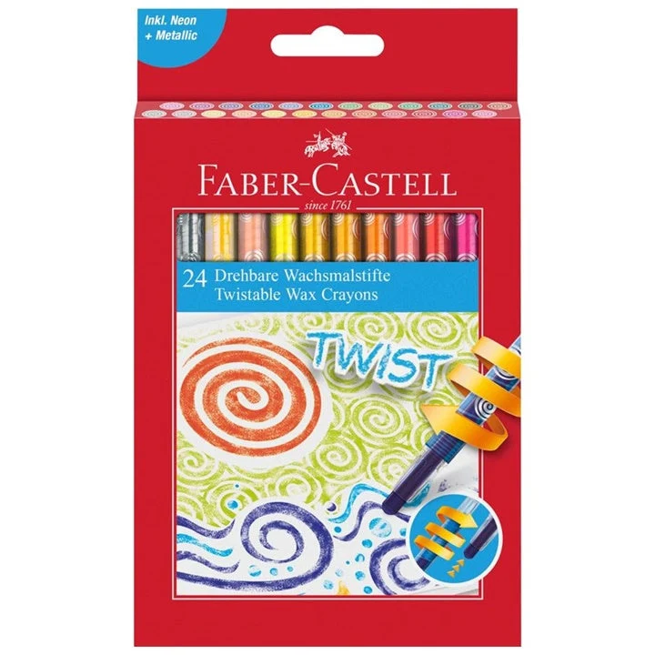 Faber Castell izvlačne voštane boje Twist