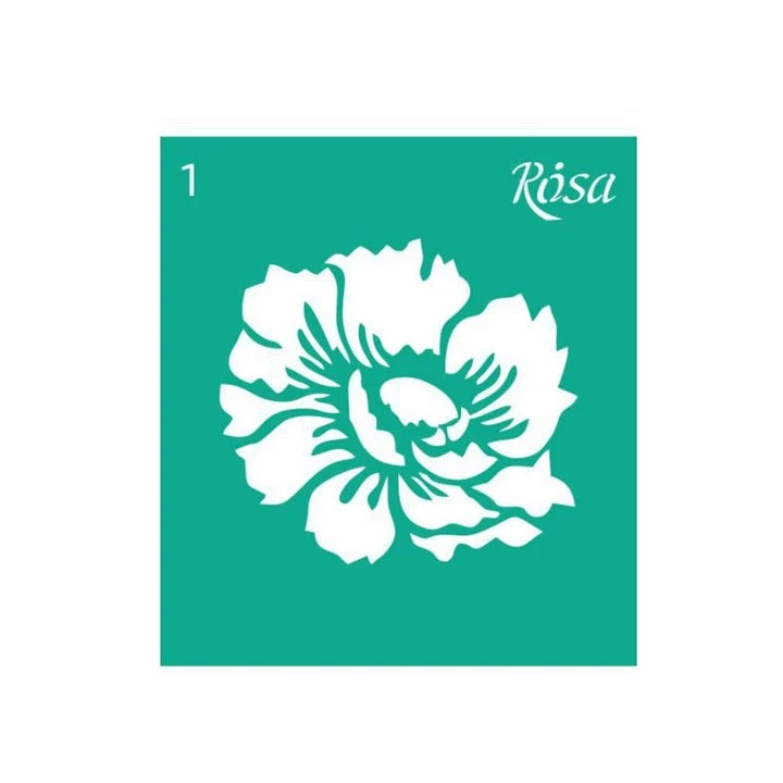 Самозалепващ се шаблон Rosa Talent 9 x 10 cm - мотив №1