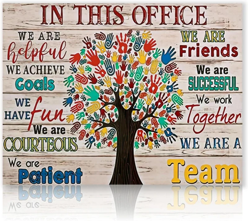 Motivationswandbild Leinwand Poster 30x40cm ohne Rahmen