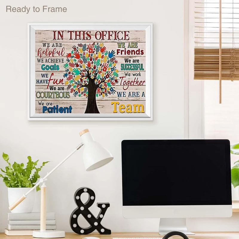 Motivationswandbild Leinwand Poster 30x40cm ohne Rahmen
