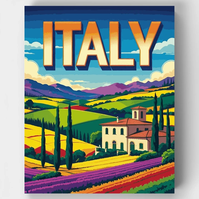 Italy - Paint by Numbers Kit