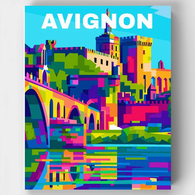 "avignon" Paint by Numbers Kit