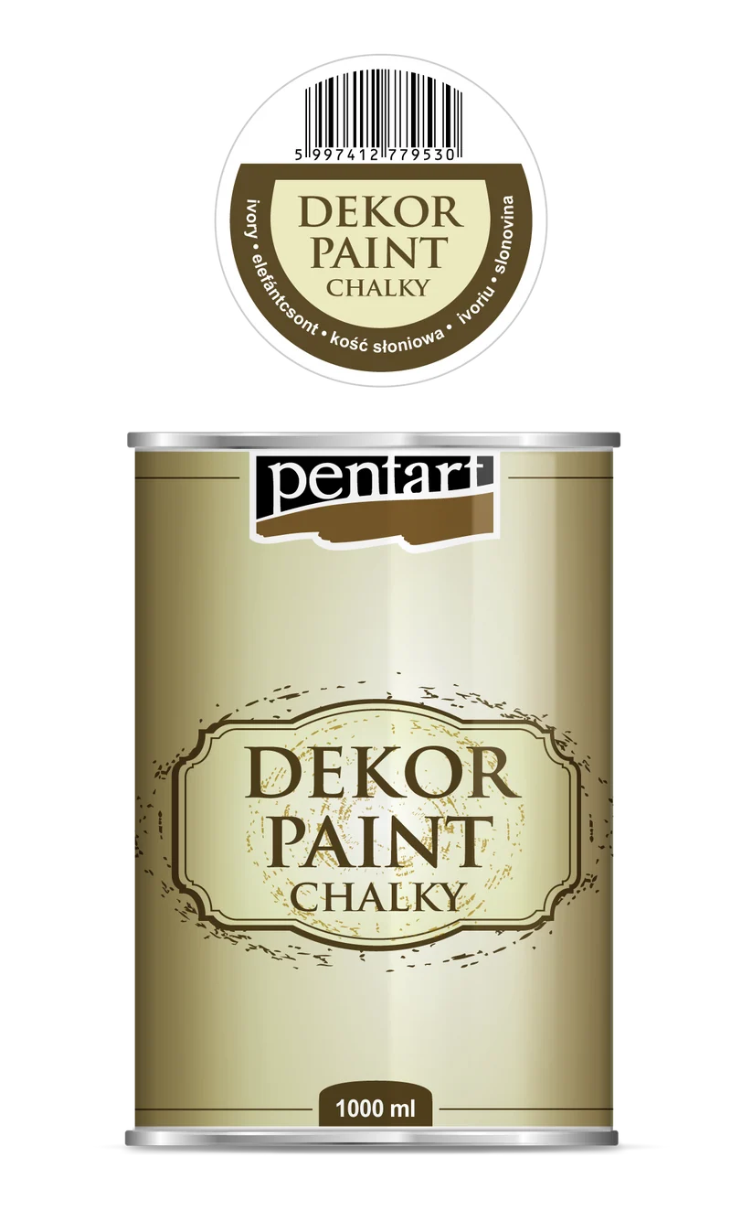 Kreidefarbe Pentart Chalky 1000 ml