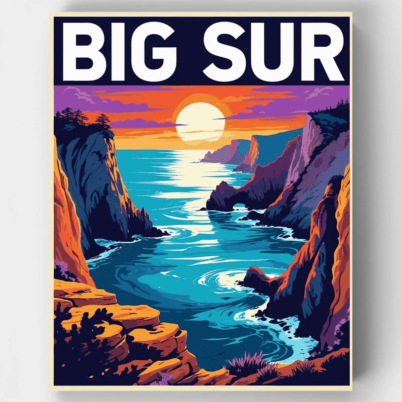 Big Sur - Paint by Numbers Kit
