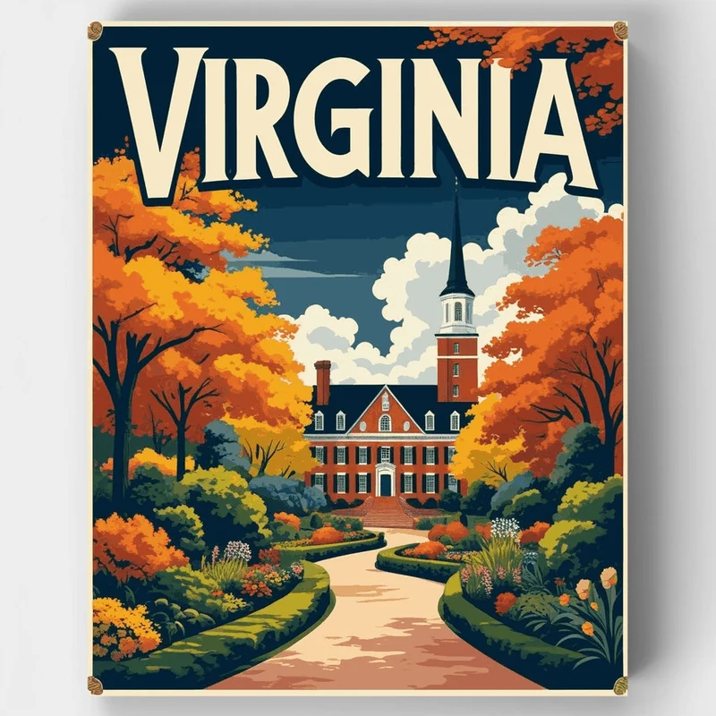 Virginia - Paint by Numbers Kit
