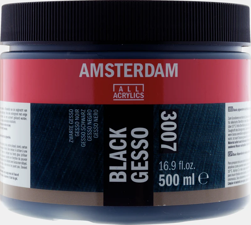 ROYAL TALENS Amsterdam čierny akrylový šeps 500 ml