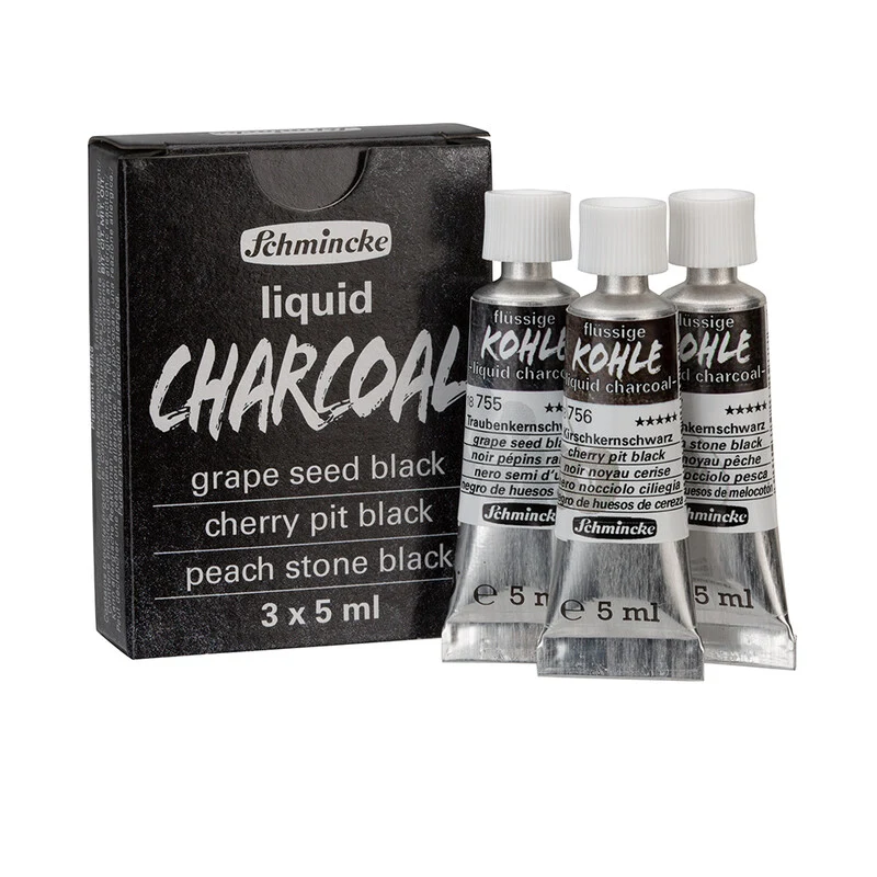 Carboncino liquido Schmincke Trio liquid charcoal